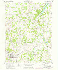 Loudonville Ohio Historical topographic map, 1:24000 scale, 7.5 X 7.5 Minute, Year 1961