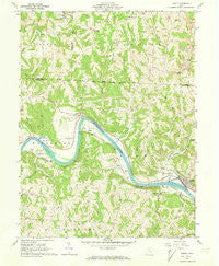 Lowell Ohio Historical topographic map, 1:24000 scale, 7.5 X 7.5 Minute, Year 1961