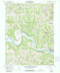 Lowell Ohio Historical topographic map, 1:24000 scale, 7.5 X 7.5 Minute, Year 1961