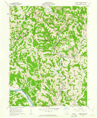 Lower Salem Ohio Historical topographic map, 1:24000 scale, 7.5 X 7.5 Minute, Year 1961
