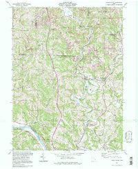 Lower Salem Ohio Historical topographic map, 1:24000 scale, 7.5 X 7.5 Minute, Year 1994