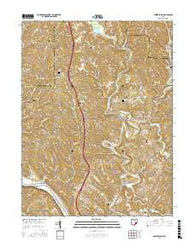 Lower Salem Ohio Current topographic map, 1:24000 scale, 7.5 X 7.5 Minute, Year 2016