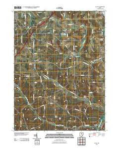 Lucas Ohio Historical topographic map, 1:24000 scale, 7.5 X 7.5 Minute, Year 2010