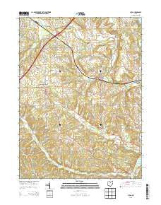 Lucas Ohio Historical topographic map, 1:24000 scale, 7.5 X 7.5 Minute, Year 2013