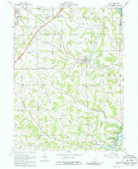 Lucas Ohio Historical topographic map, 1:24000 scale, 7.5 X 7.5 Minute, Year 1961
