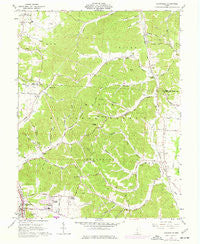 Lucasville Ohio Historical topographic map, 1:24000 scale, 7.5 X 7.5 Minute, Year 1961