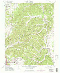Lucasville Ohio Historical topographic map, 1:24000 scale, 7.5 X 7.5 Minute, Year 1961