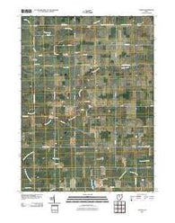 Lykens Ohio Historical topographic map, 1:24000 scale, 7.5 X 7.5 Minute, Year 2010
