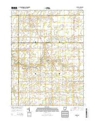 Lykens Ohio Historical topographic map, 1:24000 scale, 7.5 X 7.5 Minute, Year 2013
