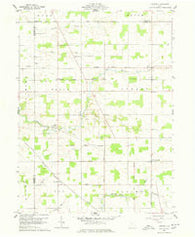 Lykens Ohio Historical topographic map, 1:24000 scale, 7.5 X 7.5 Minute, Year 1960