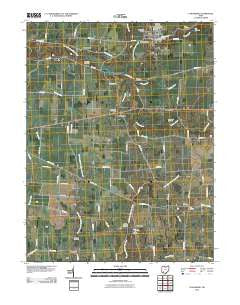 Lynchburg Ohio Historical topographic map, 1:24000 scale, 7.5 X 7.5 Minute, Year 2010