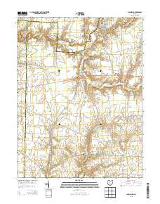 Lynchburg Ohio Historical topographic map, 1:24000 scale, 7.5 X 7.5 Minute, Year 2013