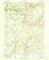 Lynchburg Ohio Historical topographic map, 1:24000 scale, 7.5 X 7.5 Minute, Year 1960