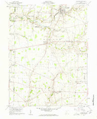 Lynchburg Ohio Historical topographic map, 1:24000 scale, 7.5 X 7.5 Minute, Year 1960
