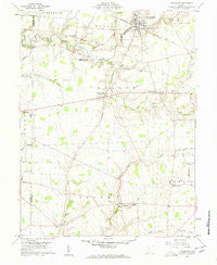 Lynchburg Ohio Historical topographic map, 1:24000 scale, 7.5 X 7.5 Minute, Year 1960