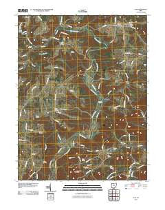 Lynx Ohio Historical topographic map, 1:24000 scale, 7.5 X 7.5 Minute, Year 2010