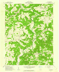 Lynx Ohio Historical topographic map, 1:24000 scale, 7.5 X 7.5 Minute, Year 1961