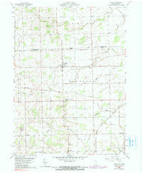 Lyons Ohio Historical topographic map, 1:24000 scale, 7.5 X 7.5 Minute, Year 1960