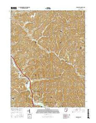 Macksburg Ohio Current topographic map, 1:24000 scale, 7.5 X 7.5 Minute, Year 2016
