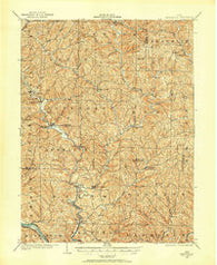 Macksburg Ohio Historical topographic map, 1:62500 scale, 15 X 15 Minute, Year 1903