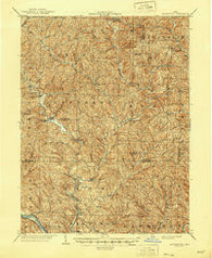 Macksburg Ohio Historical topographic map, 1:62500 scale, 15 X 15 Minute, Year 1905
