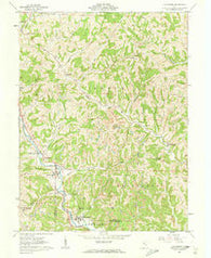 Macksburg Ohio Historical topographic map, 1:24000 scale, 7.5 X 7.5 Minute, Year 1961
