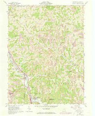 Macksburg Ohio Historical topographic map, 1:24000 scale, 7.5 X 7.5 Minute, Year 1961