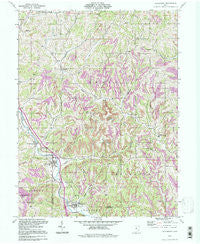 Macksburg Ohio Historical topographic map, 1:24000 scale, 7.5 X 7.5 Minute, Year 1994