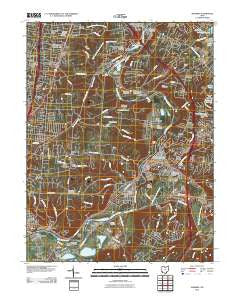 Madeira Ohio Historical topographic map, 1:24000 scale, 7.5 X 7.5 Minute, Year 2010