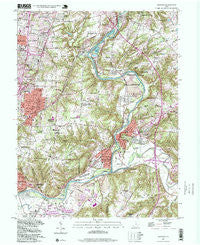 Madeira Ohio Historical topographic map, 1:24000 scale, 7.5 X 7.5 Minute, Year 1996