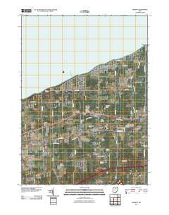 Madison Ohio Historical topographic map, 1:24000 scale, 7.5 X 7.5 Minute, Year 2010