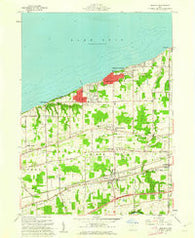 Madison Ohio Historical topographic map, 1:24000 scale, 7.5 X 7.5 Minute, Year 1960