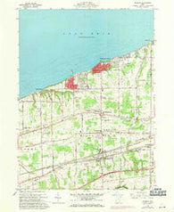 Madison Ohio Historical topographic map, 1:24000 scale, 7.5 X 7.5 Minute, Year 1960