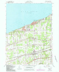 Madison Ohio Historical topographic map, 1:24000 scale, 7.5 X 7.5 Minute, Year 1960