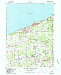 Madison Ohio Historical topographic map, 1:24000 scale, 7.5 X 7.5 Minute, Year 1960