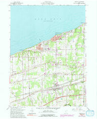 Madison Ohio Historical topographic map, 1:24000 scale, 7.5 X 7.5 Minute, Year 1960