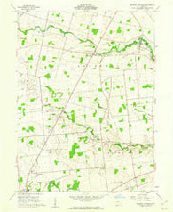 Magnetic Springs Ohio Historical topographic map, 1:24000 scale, 7.5 X 7.5 Minute, Year 1961