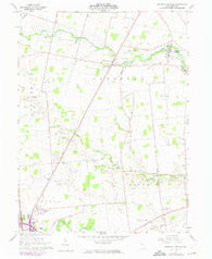 Magnetic Springs Ohio Historical topographic map, 1:24000 scale, 7.5 X 7.5 Minute, Year 1961