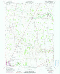 Magnetic Springs Ohio Historical topographic map, 1:24000 scale, 7.5 X 7.5 Minute, Year 1961