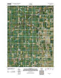 Malinta Ohio Historical topographic map, 1:24000 scale, 7.5 X 7.5 Minute, Year 2010
