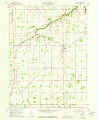 Malinta Ohio Historical topographic map, 1:24000 scale, 7.5 X 7.5 Minute, Year 1960