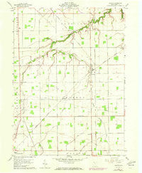 Malinta Ohio Historical topographic map, 1:24000 scale, 7.5 X 7.5 Minute, Year 1960