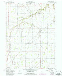 Malinta Ohio Historical topographic map, 1:24000 scale, 7.5 X 7.5 Minute, Year 1960
