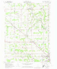Mallet Creek Ohio Historical topographic map, 1:24000 scale, 7.5 X 7.5 Minute, Year 1961