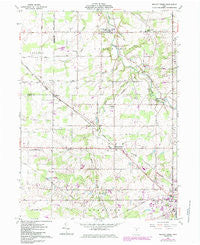 Mallet Creek Ohio Historical topographic map, 1:24000 scale, 7.5 X 7.5 Minute, Year 1961