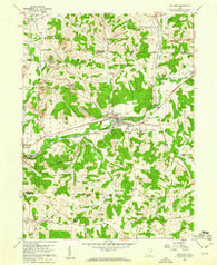 Malvern Ohio Historical topographic map, 1:24000 scale, 7.5 X 7.5 Minute, Year 1960