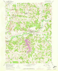 Malvern Ohio Historical topographic map, 1:24000 scale, 7.5 X 7.5 Minute, Year 1960