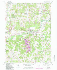 Malvern Ohio Historical topographic map, 1:24000 scale, 7.5 X 7.5 Minute, Year 1960