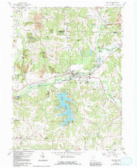 Malvern Ohio Historical topographic map, 1:24000 scale, 7.5 X 7.5 Minute, Year 1960