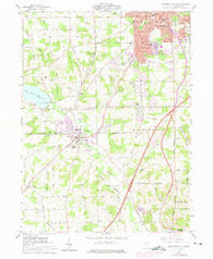 Mansfield South Ohio Historical topographic map, 1:24000 scale, 7.5 X 7.5 Minute, Year 1961